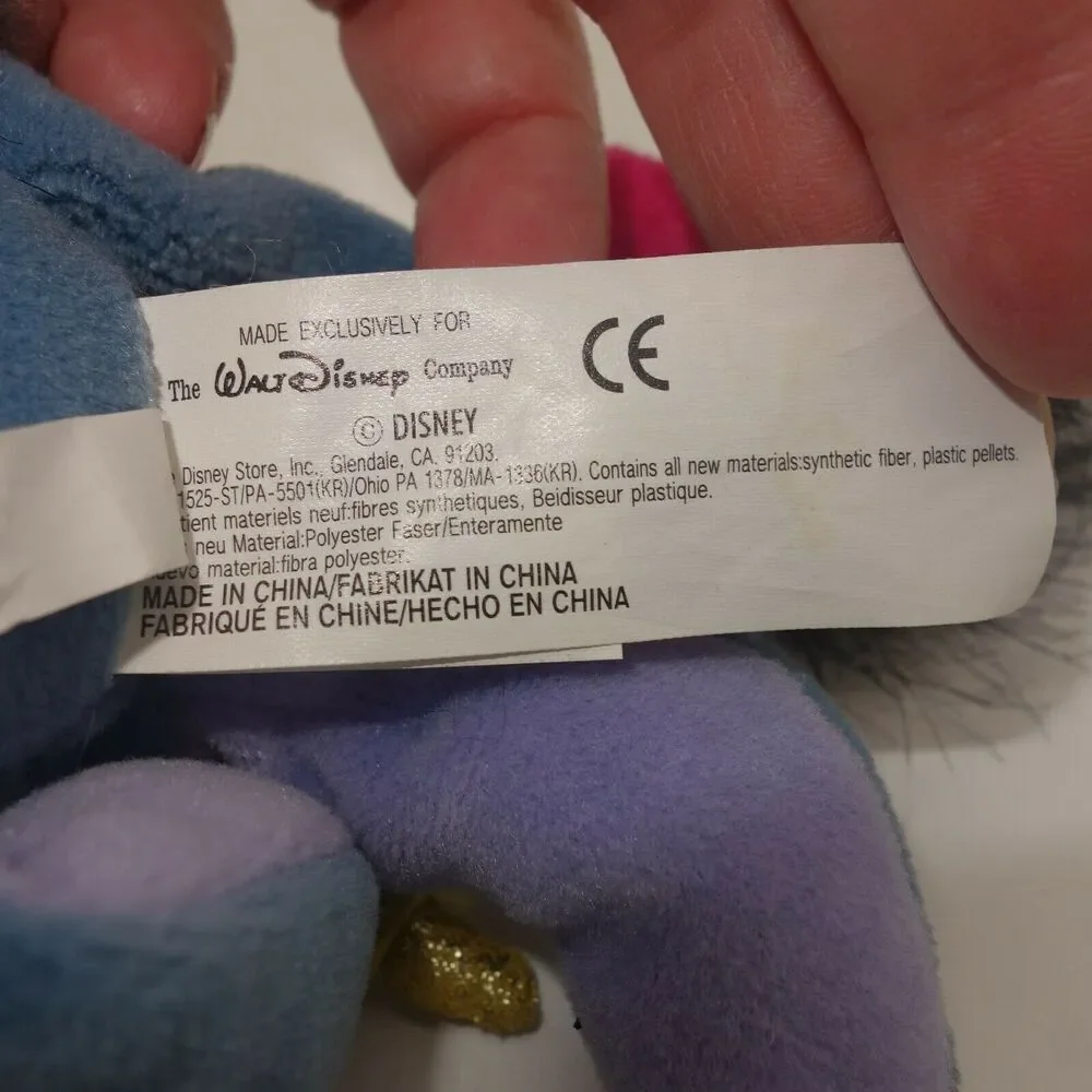 Disney Store Exclusive Eeyore Cupid Mini Bean Bag 9